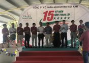 Đá giao lưu giữa Trại gà Năm Hưởng và công ty CP Greenfeed Việt Nam